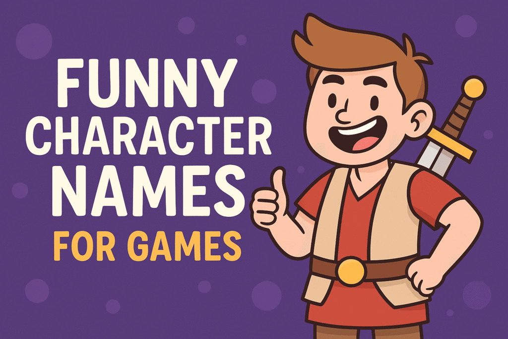 Funny Character Names for Games